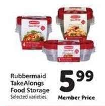 Rubbermaid TakeAlongs Food Storage
