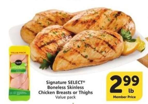 Signature SELECT Boneless Skinless Chicken Breasts or Thighs