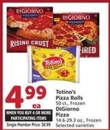 Totino's Pizza Rolls / DiGiorno Pizza