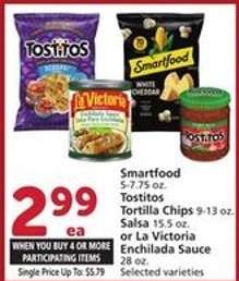 Smartfood, Tostitos, La Victoria