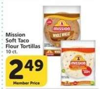 Mission Soft Taco Flour Tortillas