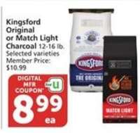 Kingsford Original or Match Light Charcoal