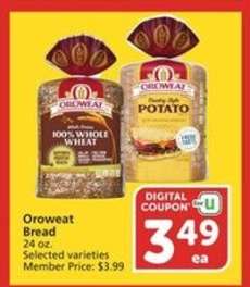 Oroweat Bread