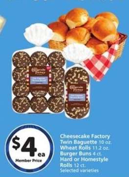 Cheesecake Factory Breads