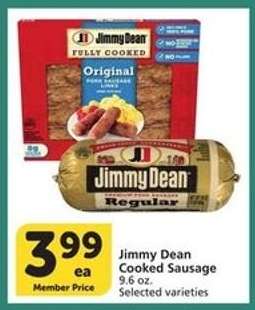 Jimmy Dean Cooked Sausage