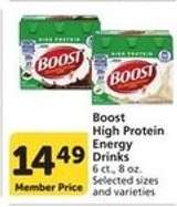 Boost High Protein Energy Drinks
