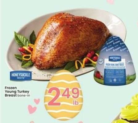 Honeysuckle White Frozen Young Turkey Breast