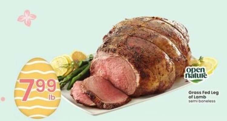 Open Nature Grass Fed Leg of Lamb