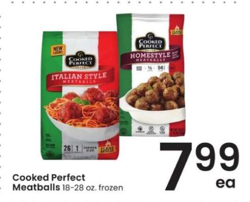 Cooked Perfect Meatballs