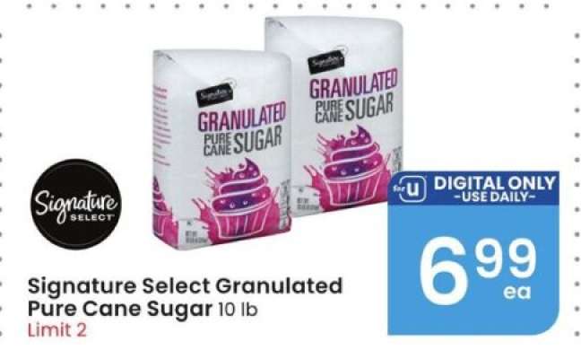 Signature Select Granulated Pure Cane Sugar