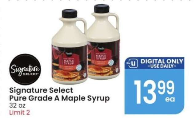 Signature SELECT Pure Grade A Maple Syrup