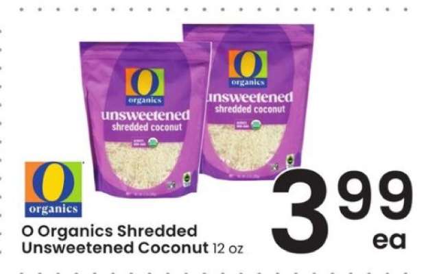 O Organics Shredded Unsweetened Coconut
