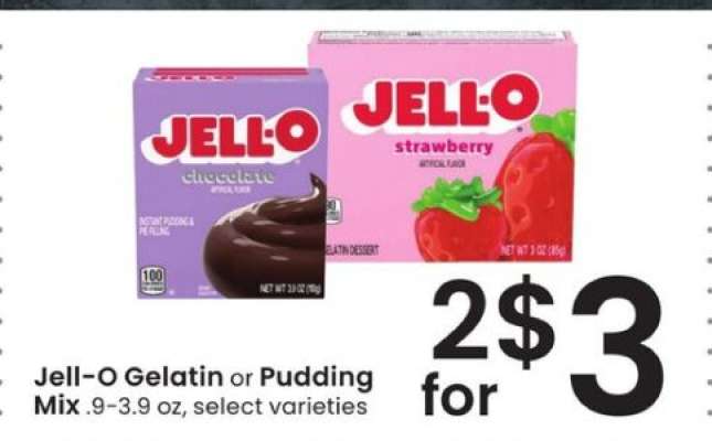 Jell-O Gelatin or Pudding Mix
