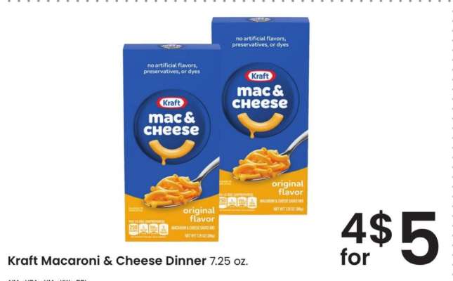 Kraft Macaroni & Cheese Dinner