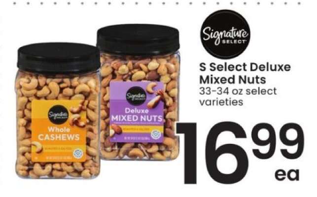 S Select Deluxe Mixed Nuts