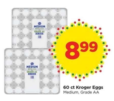 60 ct Kroger Eggs