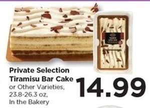 Private Selection Tiramisu Bar Cake