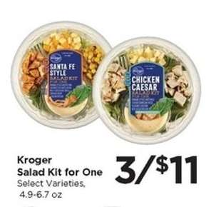 Kroger Salad Kit For One