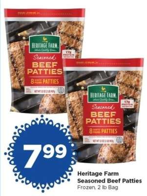 Heritage Farm Seasoned Beef Patties