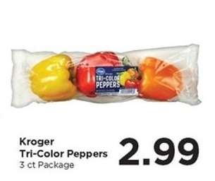 Kroger Tri-Color Peppers