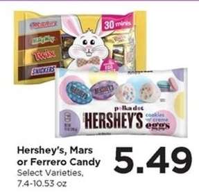 Hershey's, Mars or Ferrero Candy