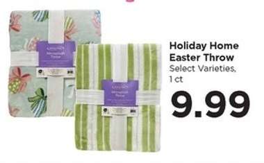 Holiday Home Easter Throw