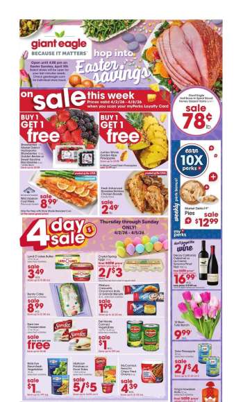 Giant Eagle Flyer - 04/02/2026 - 04/08/2026.