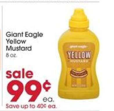 Giant Eagle Yellow Mustard