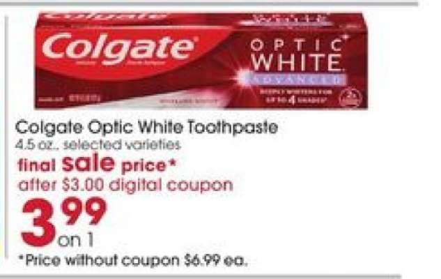 Colgate Optic White Toothpaste