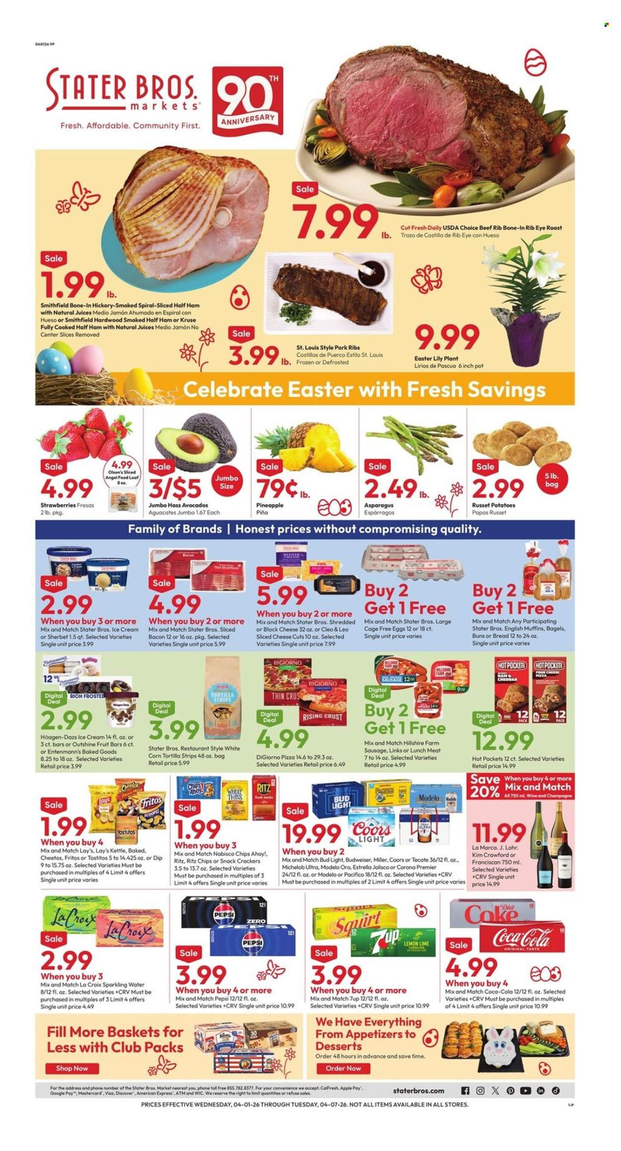 Stater Bros. ad - 04/01/2026 - 04/07/2026. Page 1