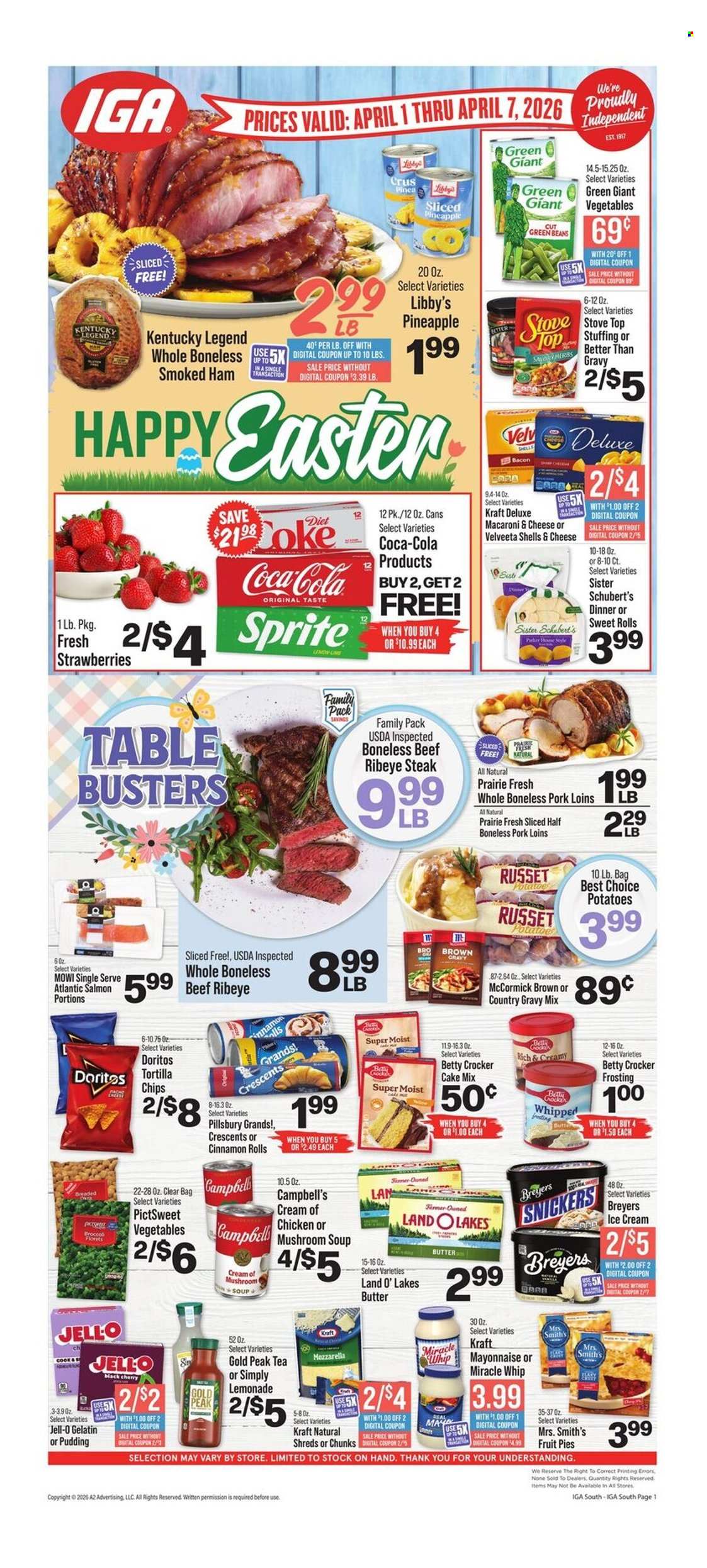 IGA ad - 04/01/2026 - 04/07/2026. Page 1