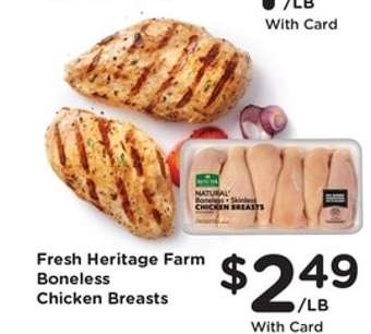 Fresh Heritage Farm Boneless Chicken Breasts