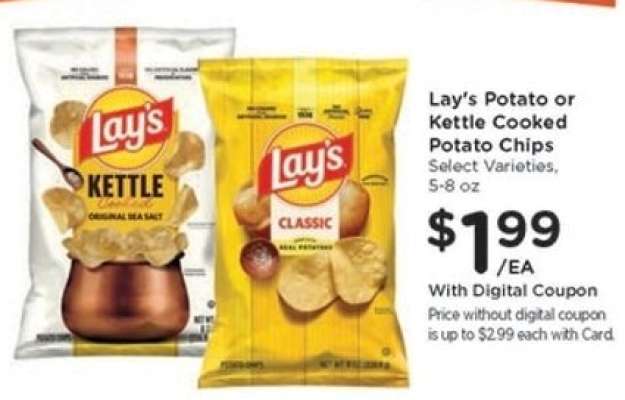 Lay's Potato or Kettle Cooked Potato Chips