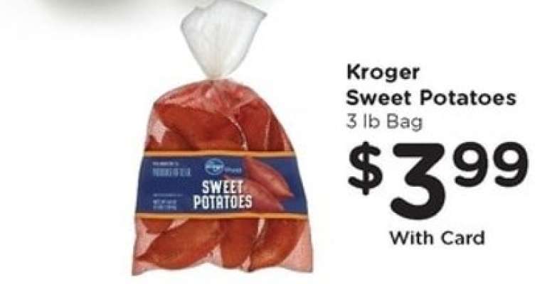 Kroger Sweet Potatoes