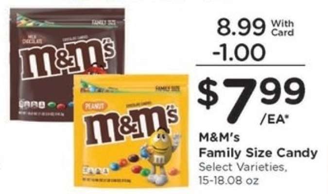 M&M's Family Size Candy