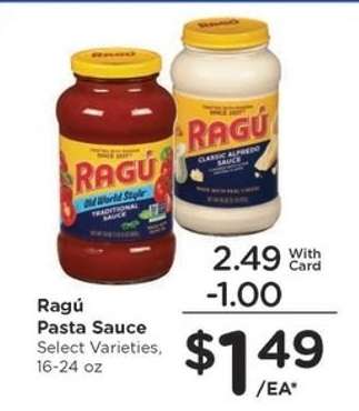 Ragú Pasta Sauce