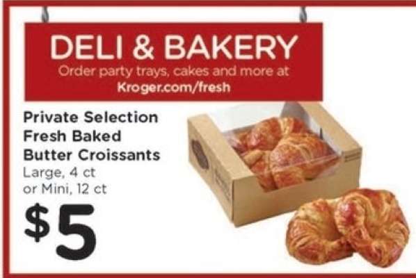 Private Selection Fresh Baked Butter Croissants