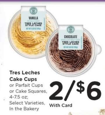 Tres Leches Cake Cups