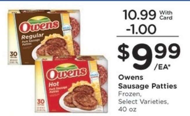 Owens Sausage Patties