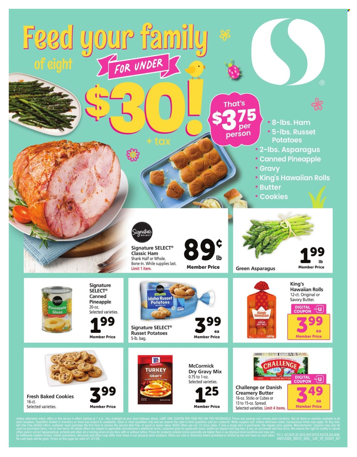 Safeway ad - 04/01/2026 - 04/07/2026. Page 1