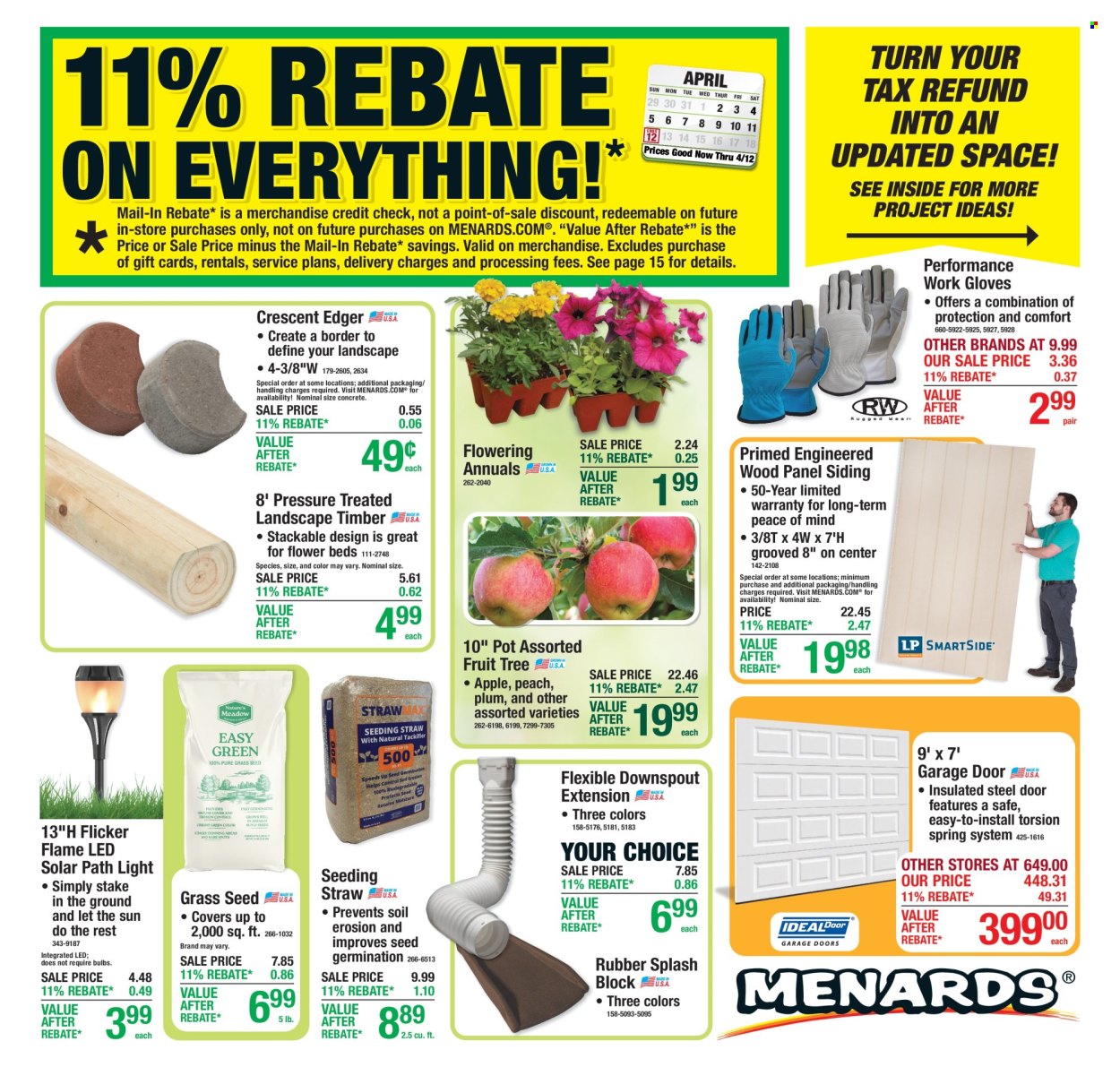 Menards ad - 04/02/2026 - 04/12/2026. Page 1