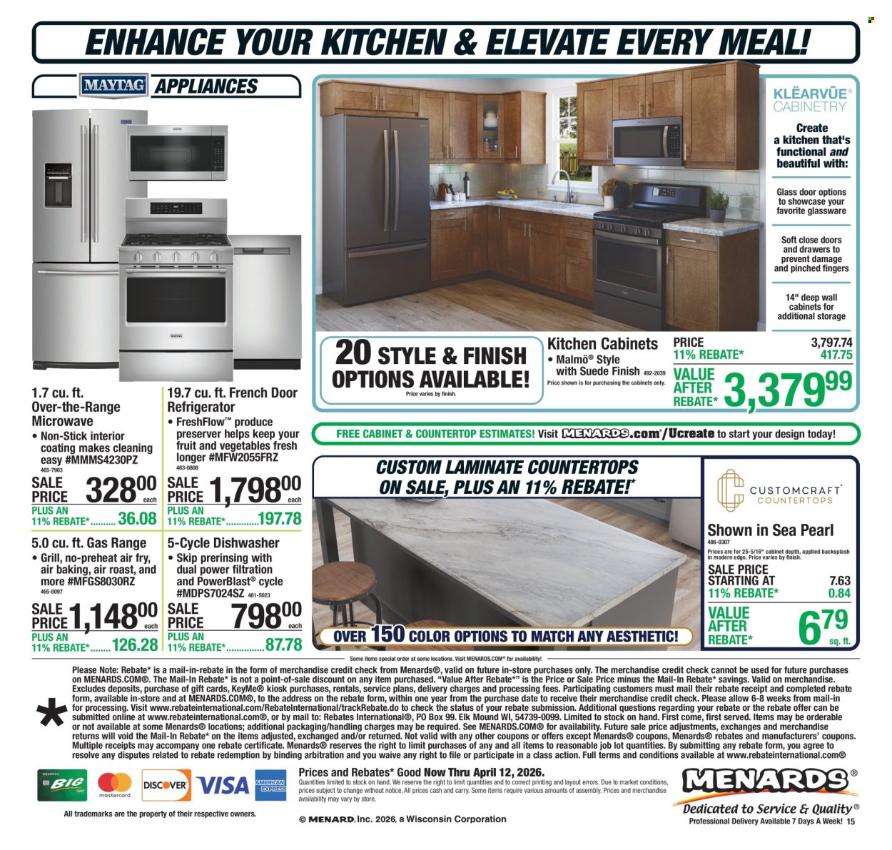Menards ad - 04/02/2026 - 04/12/2026. Page 21