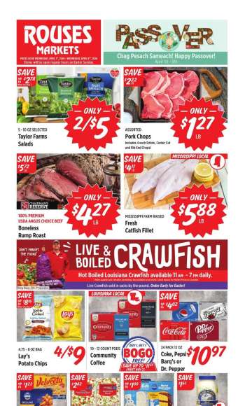Rouses Markets Flyer - 04/01/2026 - 04/08/2026.