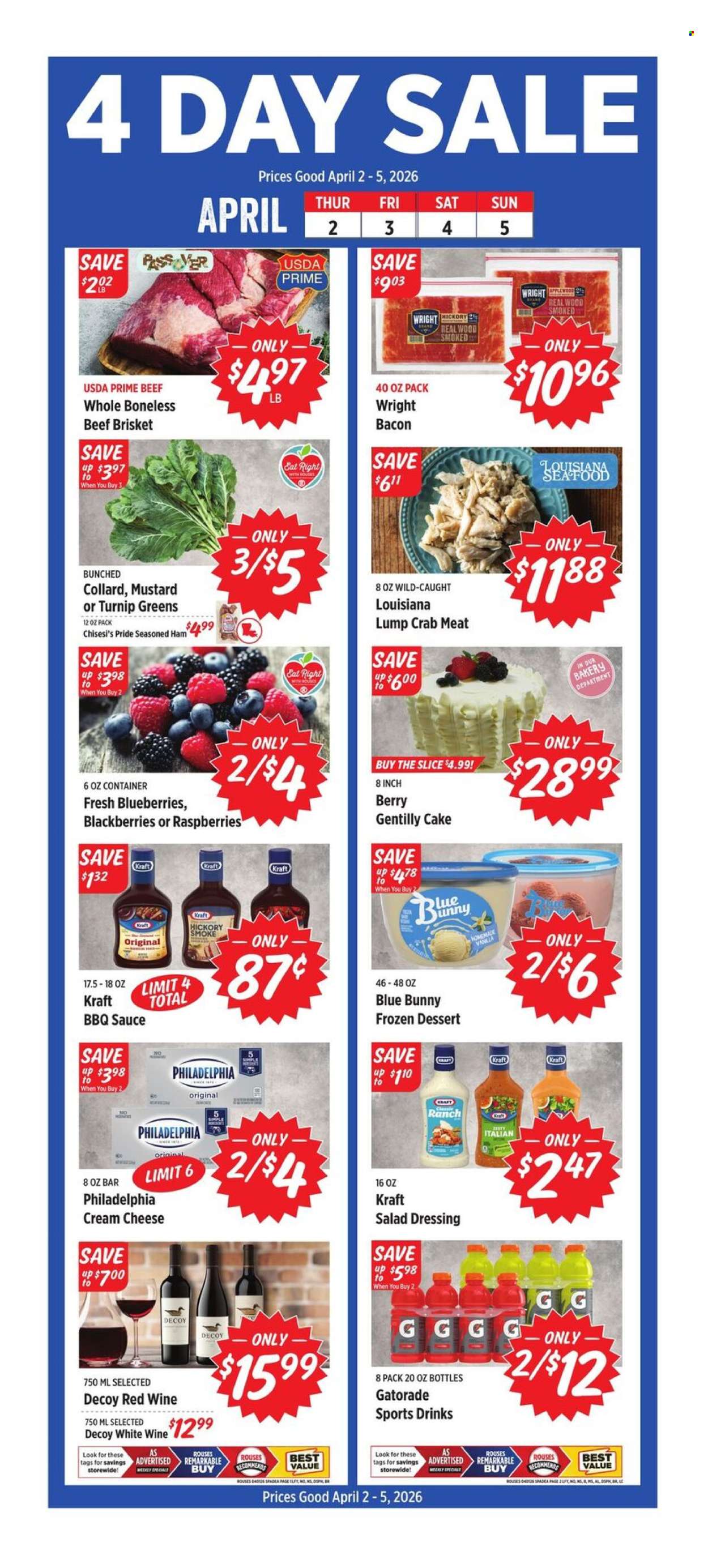 Rouses Markets ad - 04/01/2026 - 04/08/2026. Page 2