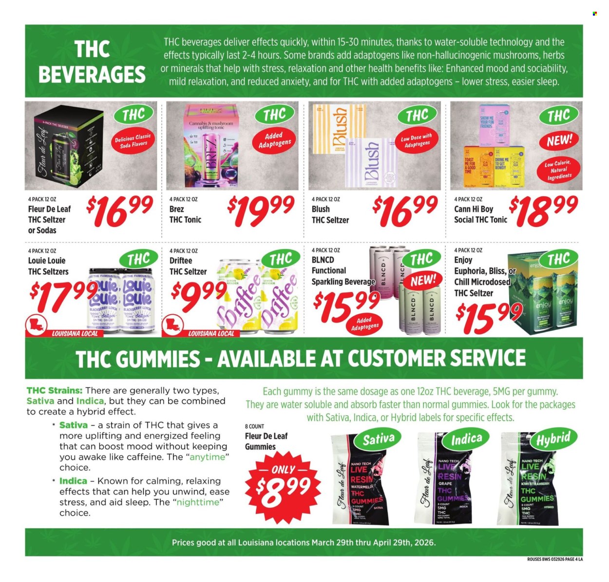 Rouses Markets ad - 03/29/2026 - 04/29/2026. Page 4