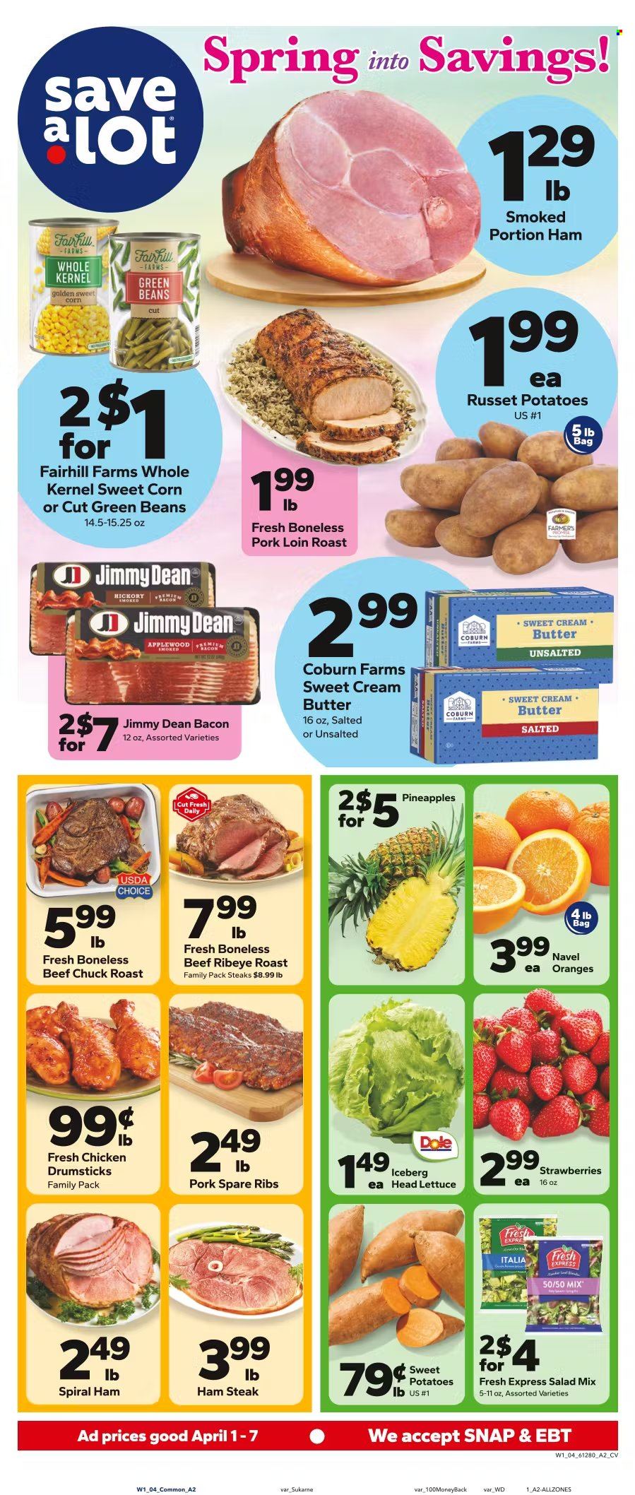 Save a Lot ad - 04/01/2026 - 04/07/2026. Page 1