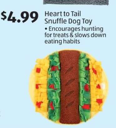 Heart to Tail Snuffle Dog Toy