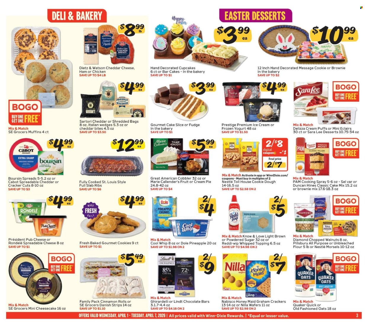 Winn Dixie ad - 04/01/2026 - 04/07/2026. Page 3