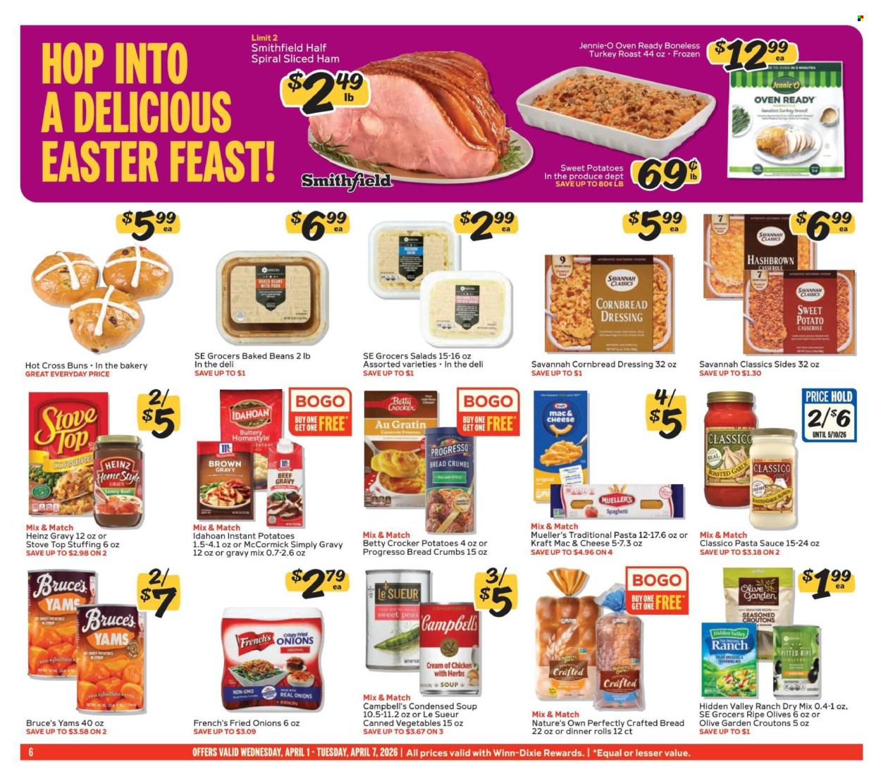 Winn Dixie ad - 04/01/2026 - 04/07/2026. Page 6