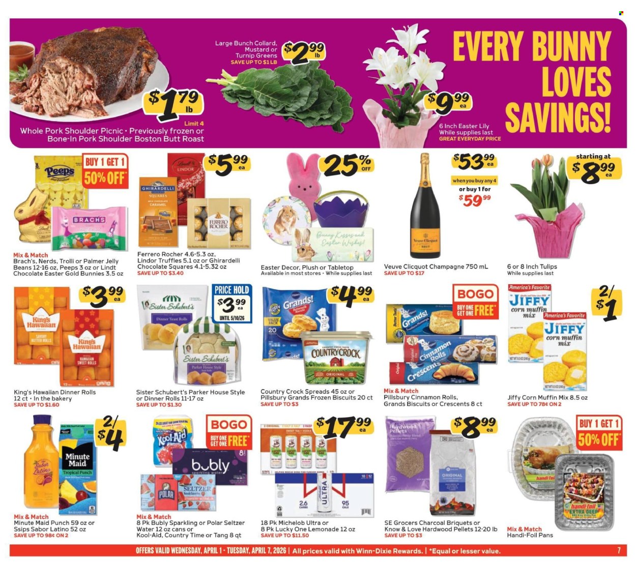 Winn Dixie ad - 04/01/2026 - 04/07/2026. Page 7